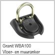 Granit WBA100 Vloer- en muuranker