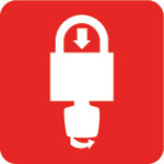 Key-retaining: Lock retains key until locked