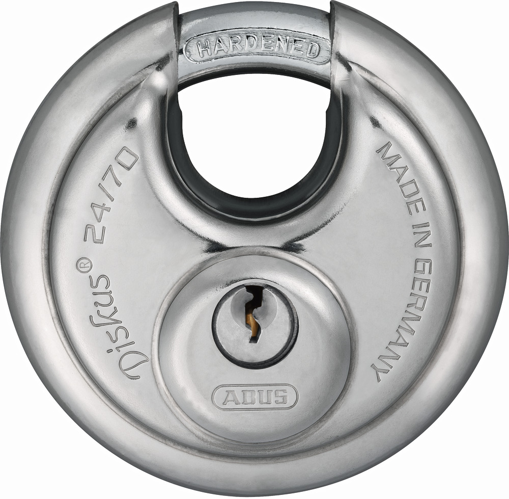 4x ABUS Diskus Curtain Lock Discus Lock Hang Lock 26/70 Keyed Alike 