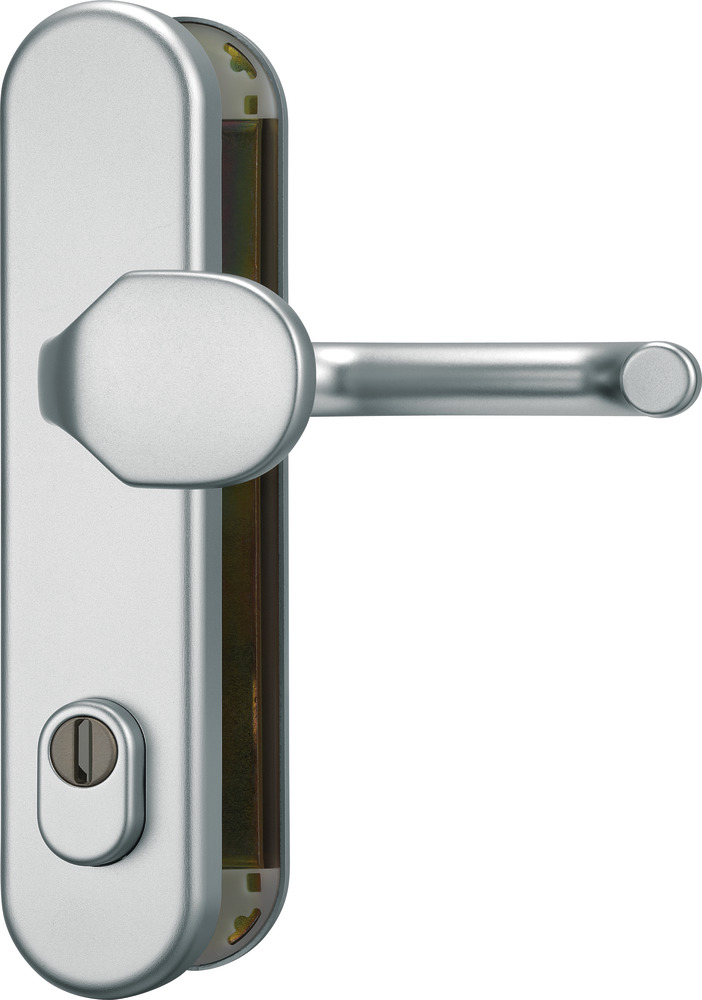 ABUS apartment receipt-Protection Fitting with cylinder protection klzs 714 Round White NEW 