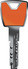 Schlüssel in orange - eine von zwölf Farbvarianten