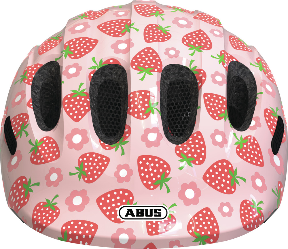 ABUS Casco Bambini Smiley 2.1 ROSE Strawberry Taglia S 45-50 cm 