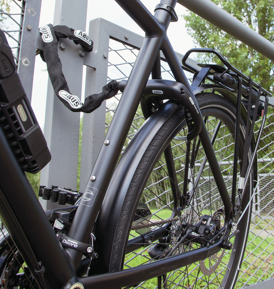 bicicleta castillo extra seguro RFR faltschloss cmpt 7 x 700 mm negro 'n' Grey 