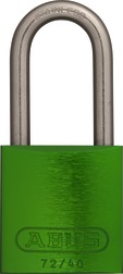 Kłódka aluminiowa 72IB/40HB40 green KD