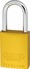 Padlock aluminum 83AL/40 yellow (without cylinder)