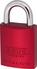 Padlock aluminum 83AL/45 S red (without cylinder)