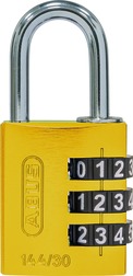 Cadenas à combinaison 144/30 yellow Lock-Tag