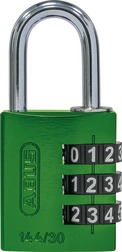 Zahlenschloss 144/30 grün Lock-Tag
