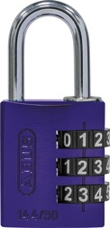 Cadenas à combinaison 144/30 purple Lock-Tag