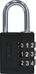 Cadenas à combinaison 144/30 black Lock-Tag
