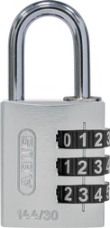 Cadenas à combinaison 144/30 silver Lock-Tag