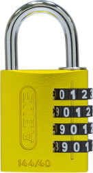 Cadenas à combinaison 144/40 yellow Lock-Tag