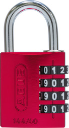 Cadenas à combinaison 144/40 red Lock-Tag