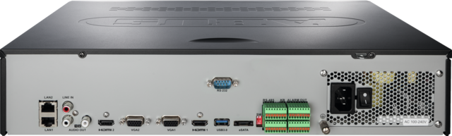 Enregistreur vidéo réseau NVR 32 canaux vue arrière