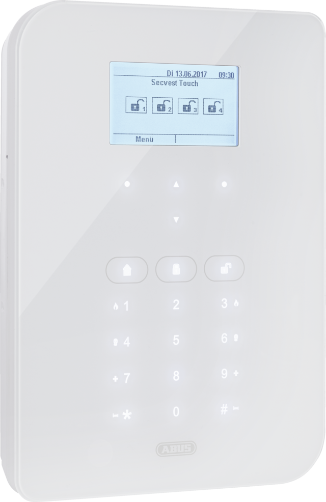 ABUS Secvest Touch Funkalarmanlage - Rundum-Sicherheit mit Touch Oberfläche in elegantem Design (FUAA50500)