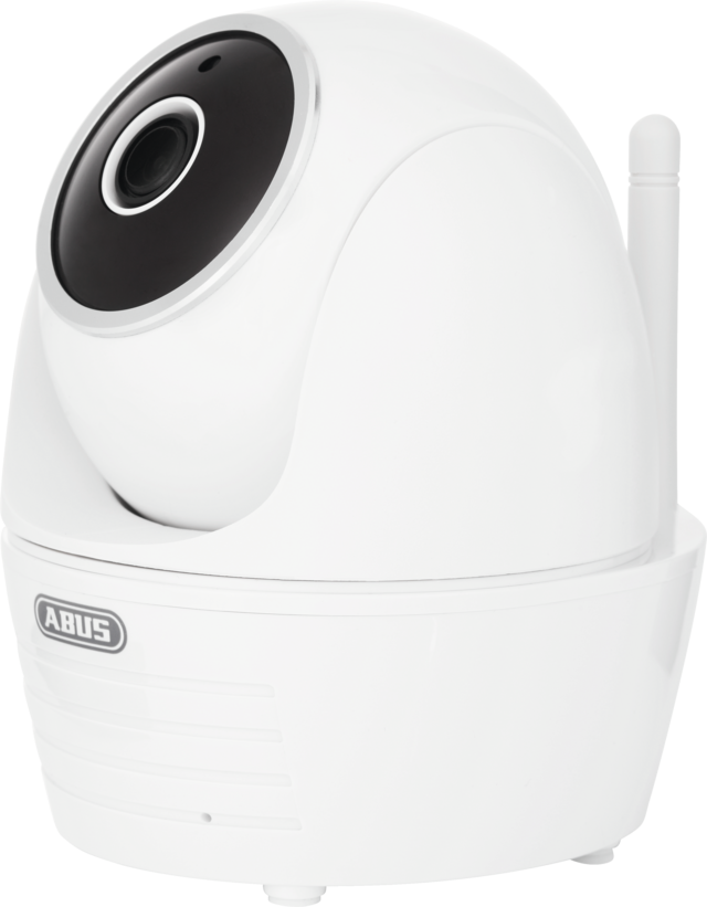 ABUS Smart Security World WLAN Innen Schwenk-/Neige-Kamera - Full HD App-Kamera mit Infrarot Nachtsicht und Gegensprechfunktion (PPIC32020)