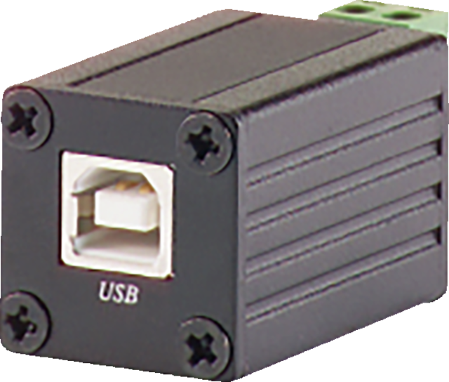 Schnittstellenkonverter USB auf RS-485 Vorderansicht