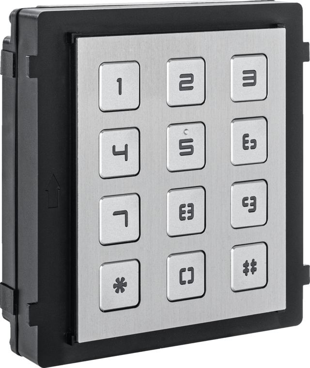 Nummertastatur-modul til dørsamtaleanlæg (rustfrit stål)
