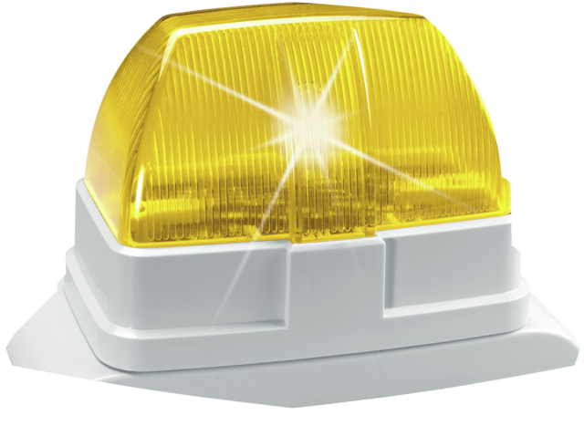 Xenon-Blitzleuchte gelb Rechte Vorderansicht