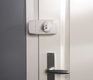 Secvest wireless additional door lock with inner cylinder (white) Example of application