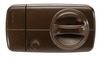 Secvest draadloos extra deurslot met draaiknop (bruin) vooraanzicht