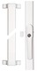 Secvest 2WAY FOS 550 E wireless window bar lock, white front view