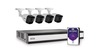 ABUS Komplett-Set mit Hybrid-Videorekorder und 4 analogen Mini-Tube-Kameras