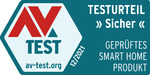 Testurteil: sicher – von AV-TEST geprüftes Smart Home Produkt