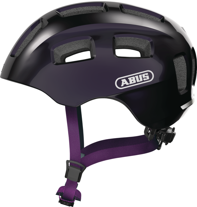 48-54cm ABUS Abus Helme Youn-I 2.0 black violet S 