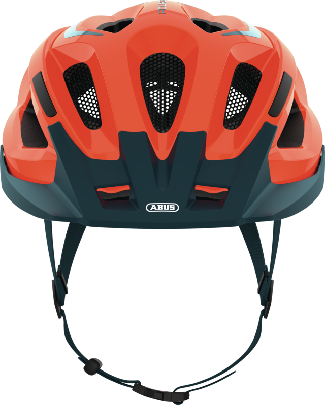 Aduro 2.1 signal orange front view with visor