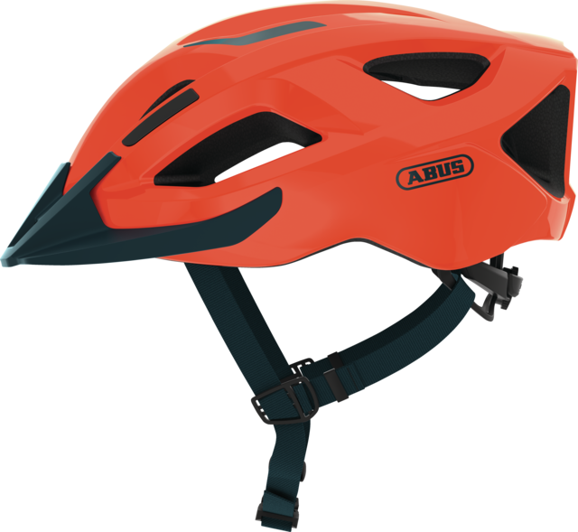 Aduro 2.1 signal orange side view with visor