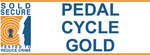 Logo d‘agrément aux tests de résistance Sold Secure Pedal Cycle Gold – Northants, Grande-Bretagne