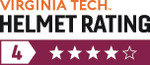 Virginia Tech Helmet Rating | 4 Star