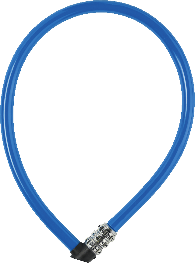 Câble-­an­ti­vol 3406K/55 bleu