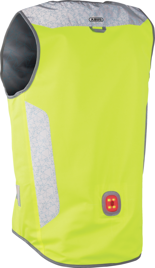 Lumino Night Vest gelb Rückansicht