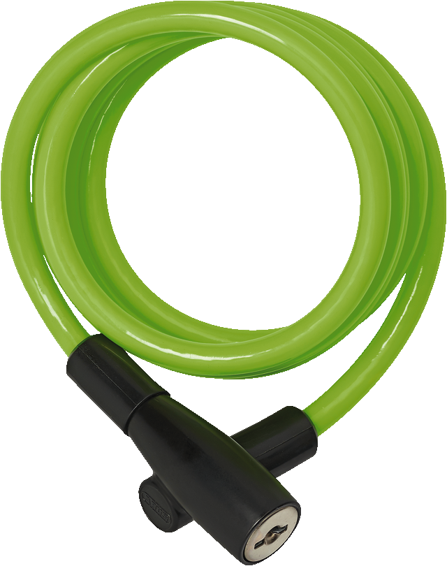 Candados de cable en espiral 3506K/120 green