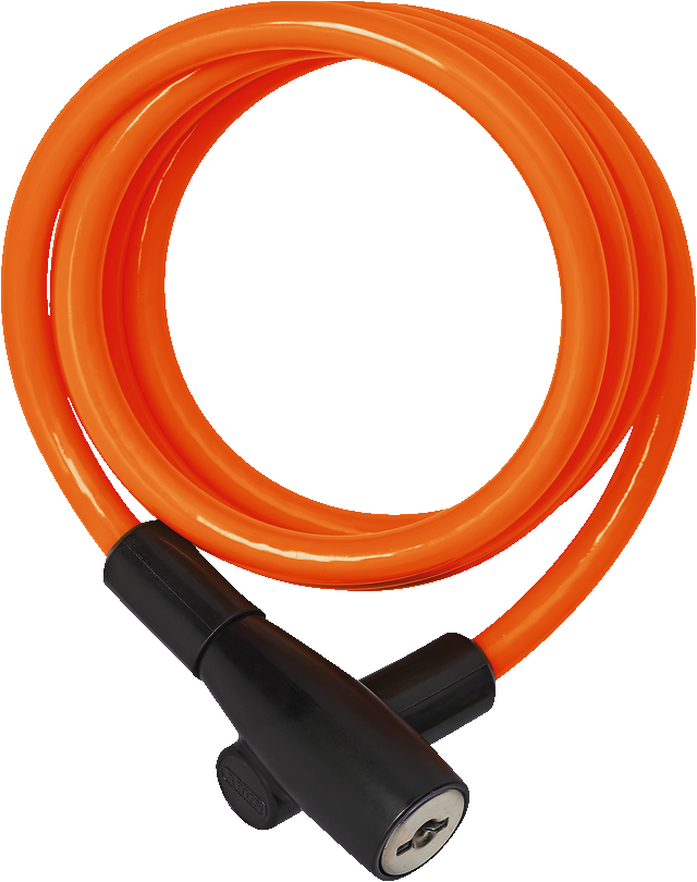 Coil Cable Lock 3506K/120 orange