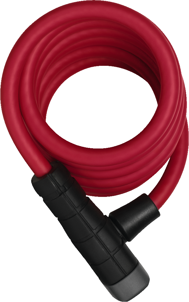 Coil Cable Lock 5510K/180/10 red SCMU