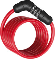 Coil Cable Lock Star 4508C/150 red