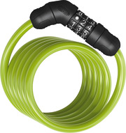 Candados de cable en espiral Star 4508C/150 green