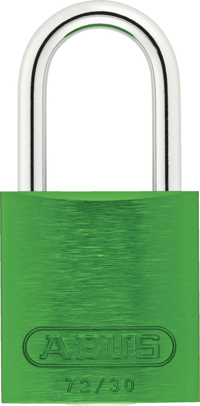 Vorhangschloss Aluminium 72/30 color grün