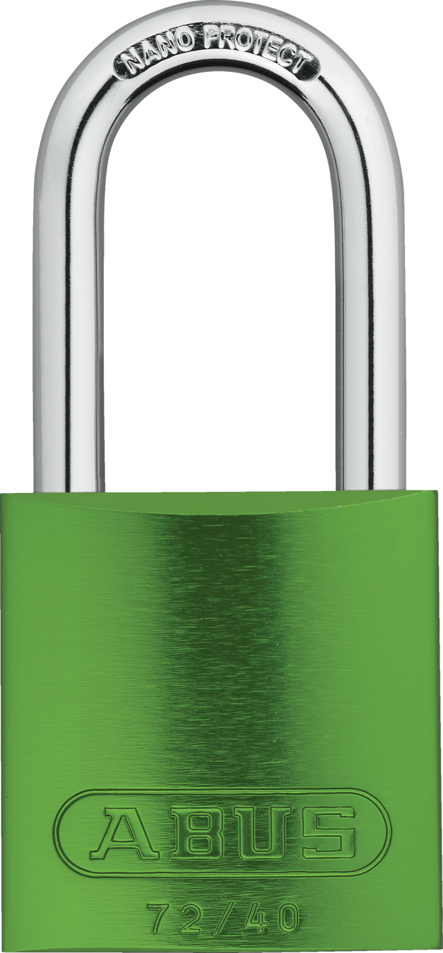 Kłódka aluminiowa 72/40HB75 zielony