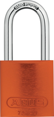 Padlock aluminum 72/40HB75 orange