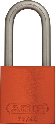 Aluminium Padlock 72IB/40HB40 orange