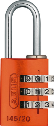 Combination lock 145/20 orange B/DFNLIESPP
