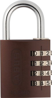 Combination lock 145/40 brown