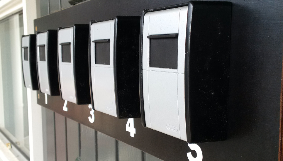 A KeyGarage k&uuml;l&ouml;n&ouml;sen alkalmas kulcsok &aacute;tad&aacute;s&aacute;ra, nyaral&oacute; apartmanok sz&aacute;m&aacute;ra &copy; ABUS