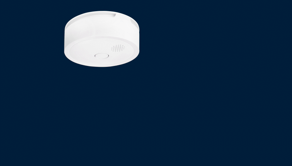 Wireless smoke detector