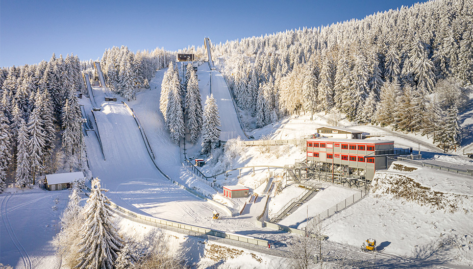 Referenz Skisprunganlage Oberwiesenthal© ABUS