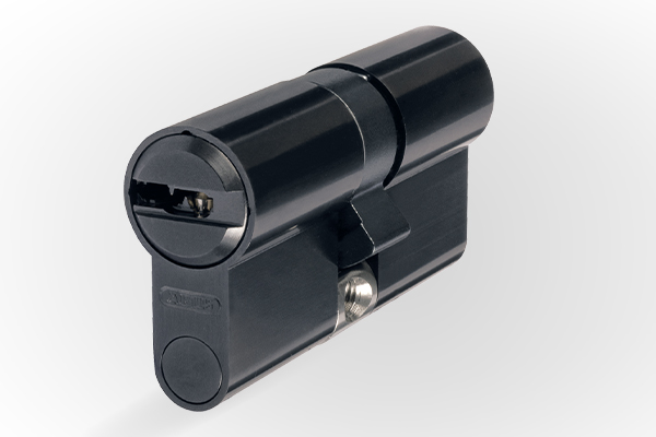 Finitura del cilindro argento-nero © ABUS Finitura del cilindro argento-nero © ABUS